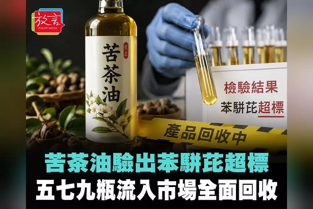 又見致癌物苯駢芘！南投信義鄉農會苦茶油驗出5.4超標　579瓶流入市場全面回收