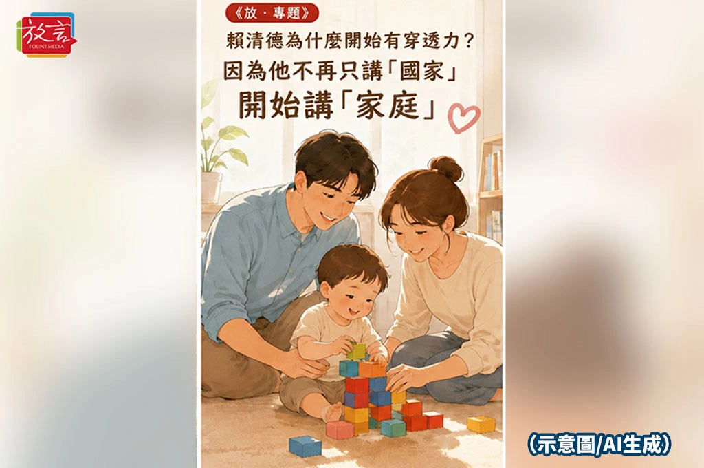 《放．專題》賴清德為什麼開始有穿透力？因為他不再只講「國家」　開始講「家庭」