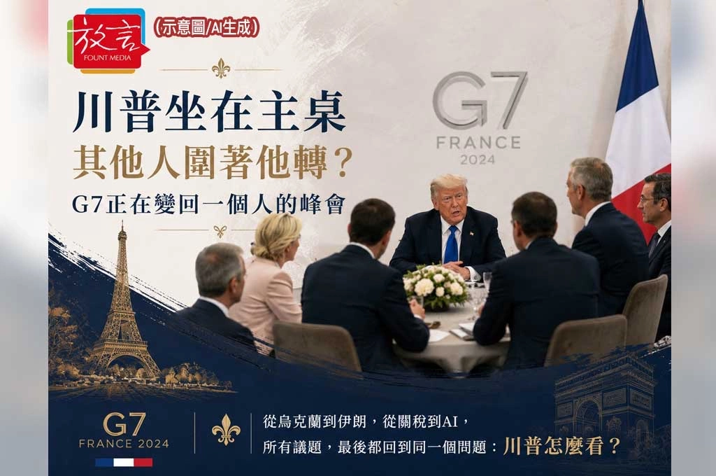 《放. 新聞／G7峰會》川普坐在主桌　其他人圍著他轉？G7正在變回一個人的峰會