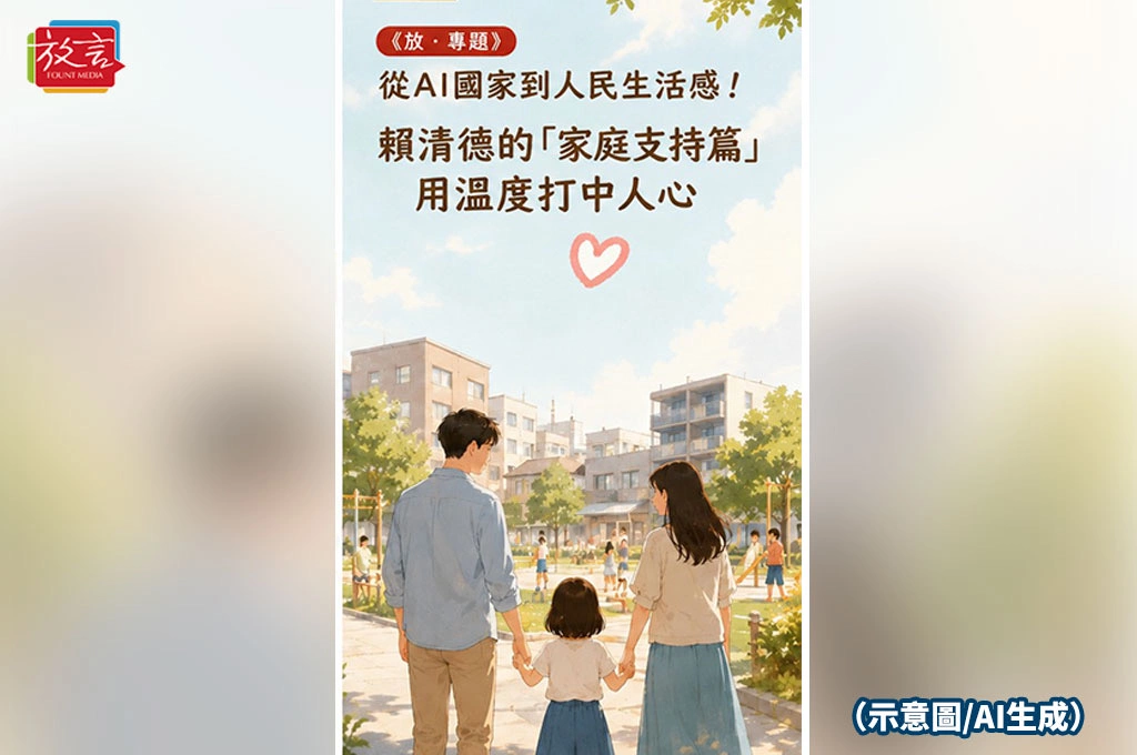 《放．專題》從AI國家到人民生活感！賴清德的「家庭支持篇」用溫度打中人心