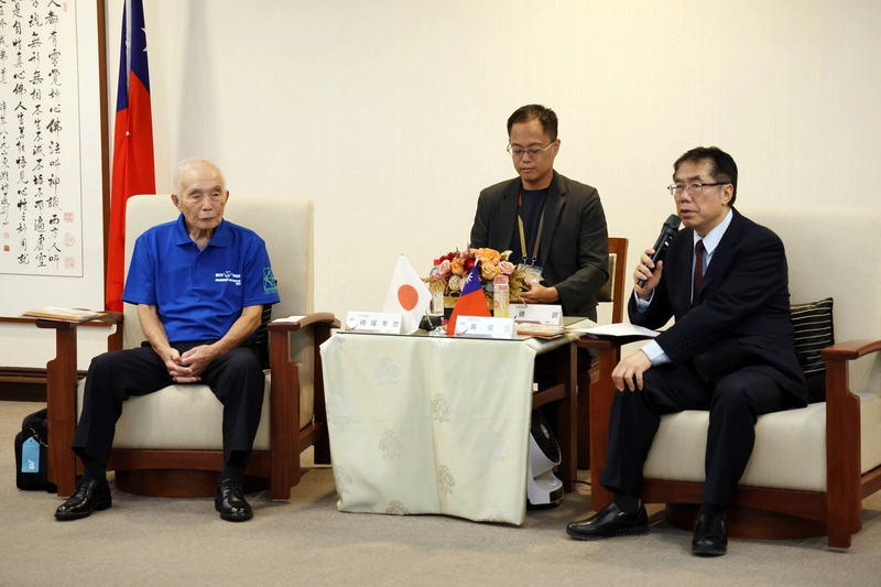 日本水戶市議長拜會黃偉哲　深化體育觀光農產交流