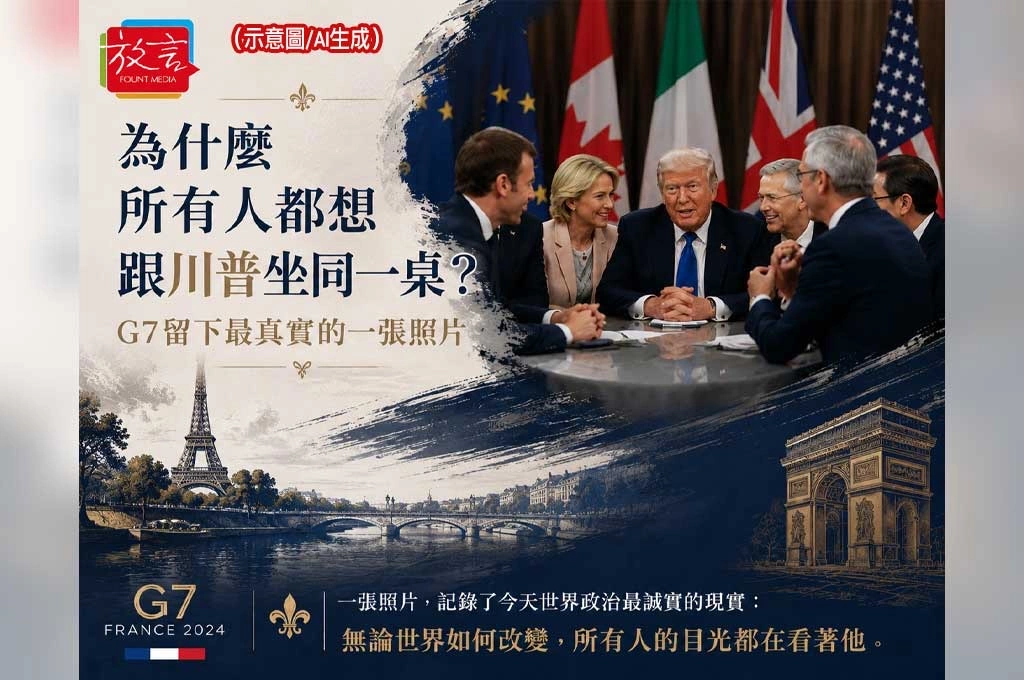 《放. 新聞／G7峰會》為什麼所有人都想跟川普坐同一桌？G7留下最真實的一張照片