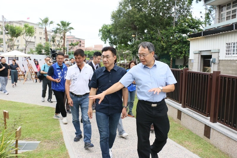 江啟臣會勘豐原林務局宿舍群 盼成台中文化復興基地