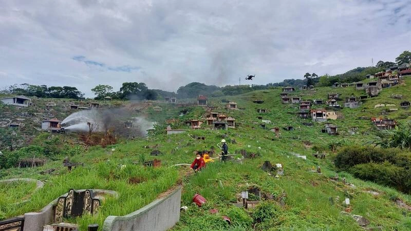 掃墓高峰期　消防署籲以米代金環保祭祀