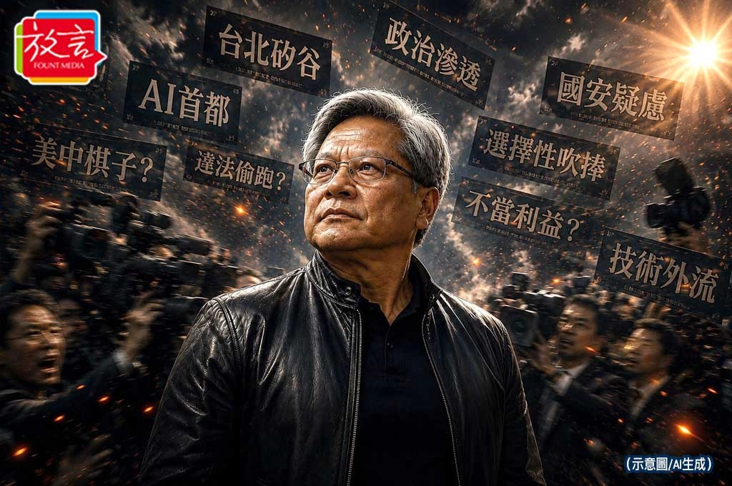 《黃仁勳2026訪台記》第三天／黃仁勳陷進退兩難？！如何從蔣萬安與藍營選戰糾結的「動工政治秀」中脫身？