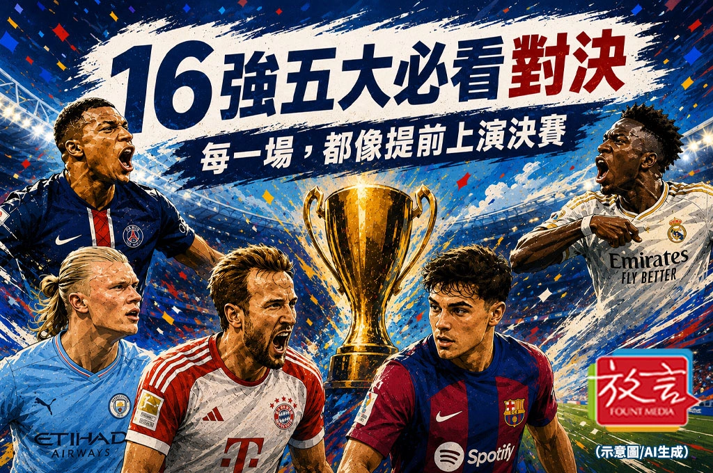 《放．新聞／世足賽》 16強五大必看對決  每一場，都像提前上演決賽