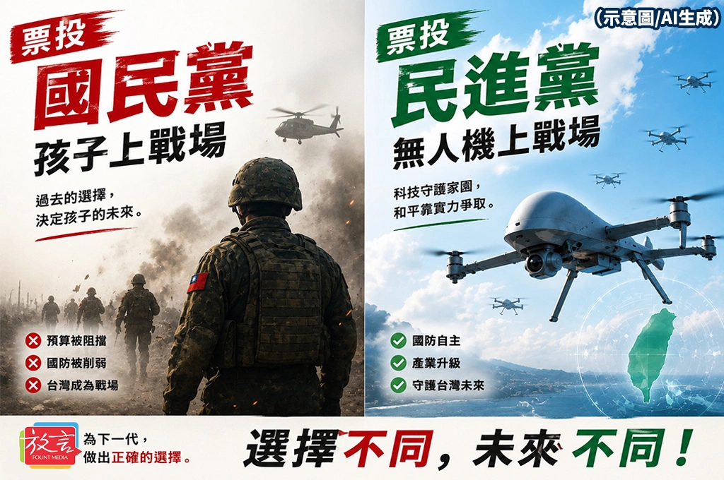 以前以為國防自主只是口號　軍購案後台灣人終於懂了：民進黨要讓科技先上戰場、藍白卻想讓年輕人先流血