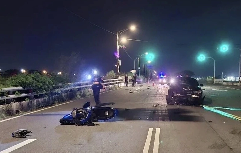 男子彰化騎車路口遭撞飛10餘米  陷入昏迷未脫險