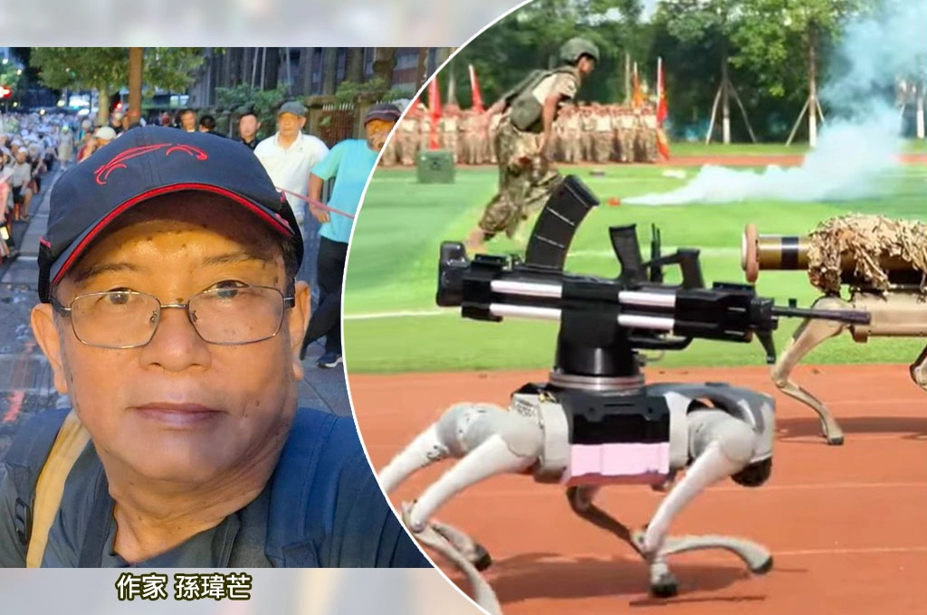 國安破口登上外媒!《衛報》指北市引進中國軍用機器狗...孫瑋芒質疑:北市府不顧市民感受「用解放軍的武器進行道路巡檢?」