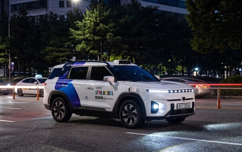 首爾江南深夜自動駕駛計程車增至19輛  叫車更便利