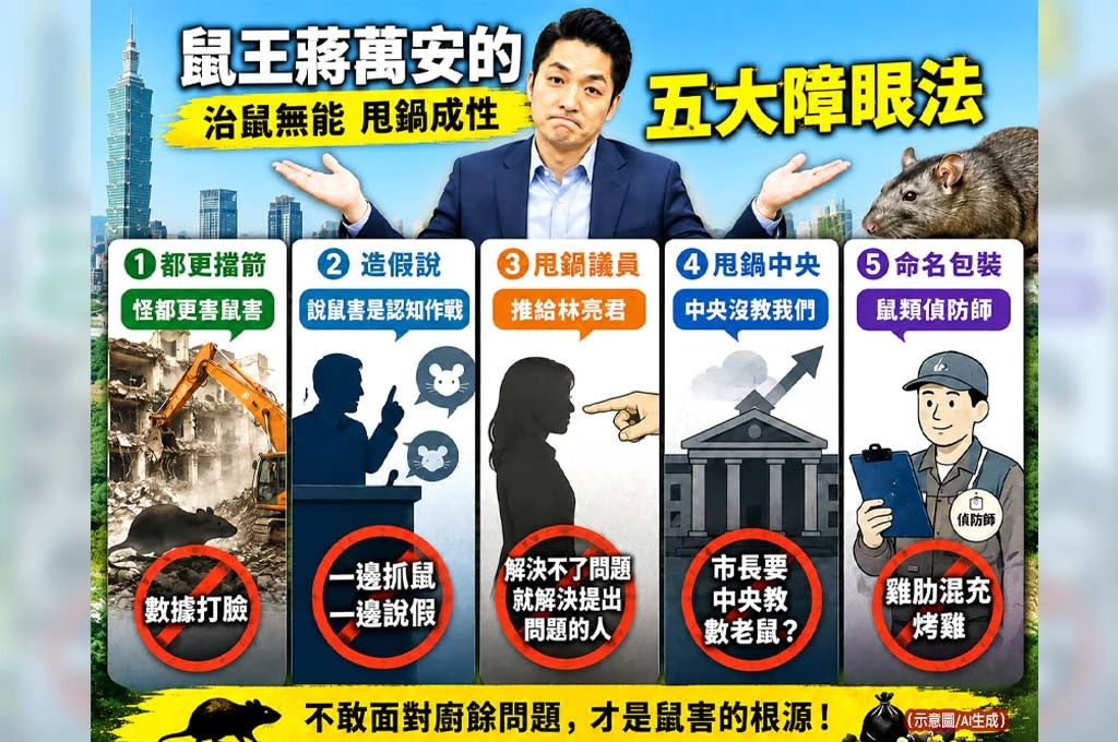 【豁然開朗】鼠王蔣萬安的障眼法