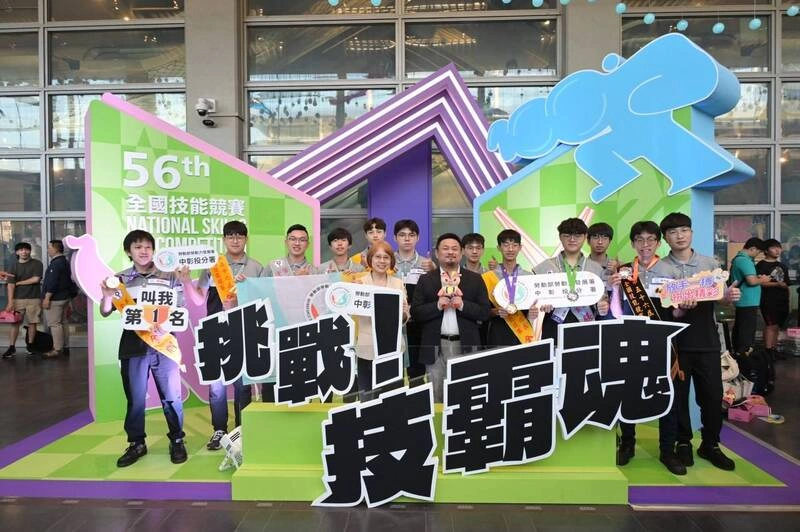 全國技能競賽落幕  中彰投分署奪7金7銀7銅