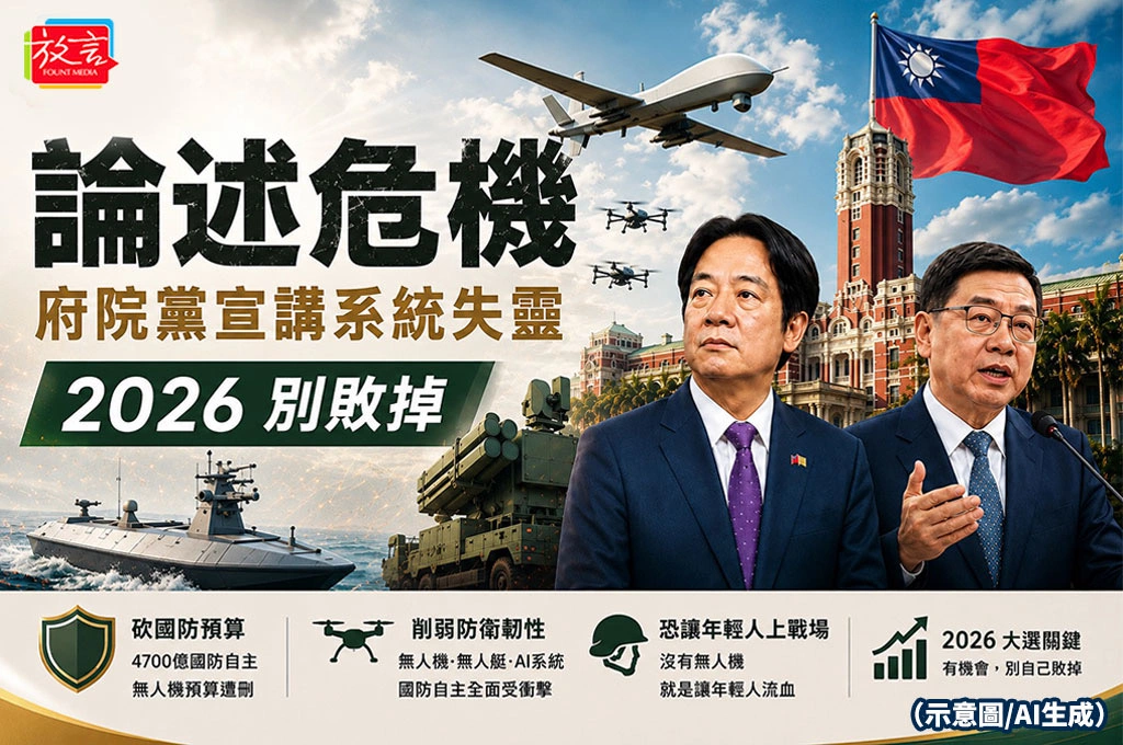 周玉蔻點名民進黨論述危機　批府院黨宣講系統失靈：2026明明有機會別敗掉