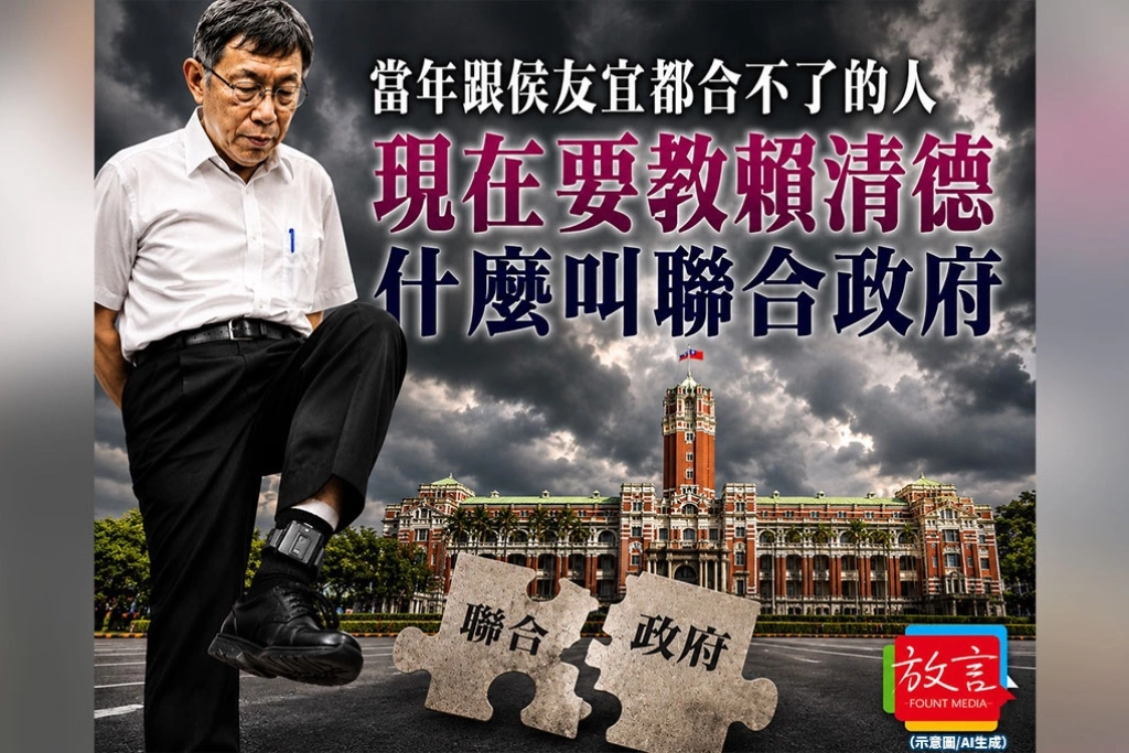 【大人物時代】當年跟侯友宜都合不了的人,現在要教賴清德什麼叫聯合政府