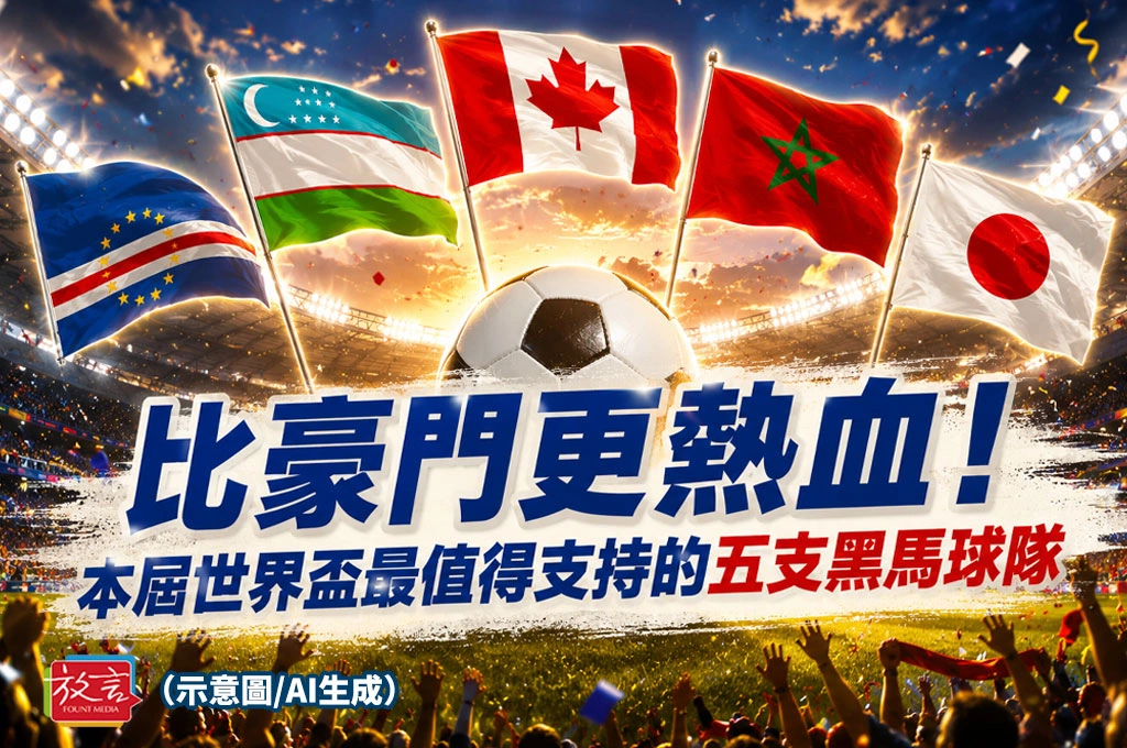 《放. 新聞／世足賽》比豪門更熱血！本屆世界盃最值得支持的五支黑馬球隊
