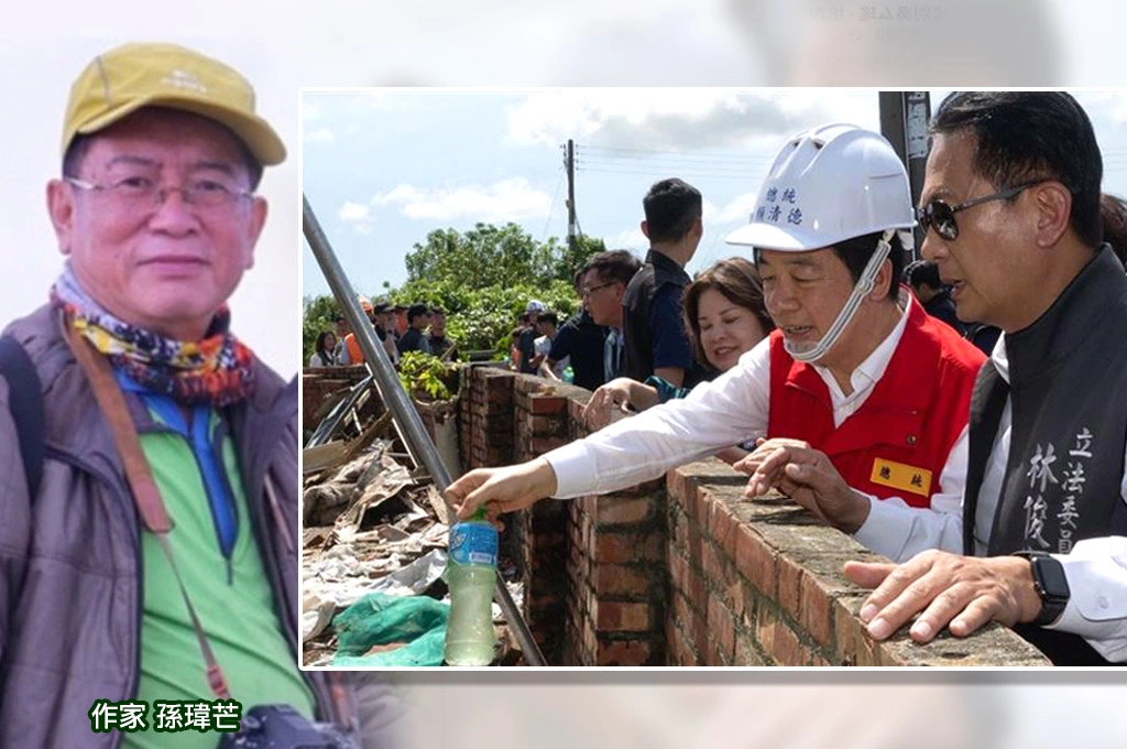 賴清德送水給工人遭藍委諷「奈良餵鹿」...孫瑋芒批「幕僚連續出包」：令人擔心還有下一次...籲「易引誤解的鏡頭要剪掉」：做不到可考慮換人！