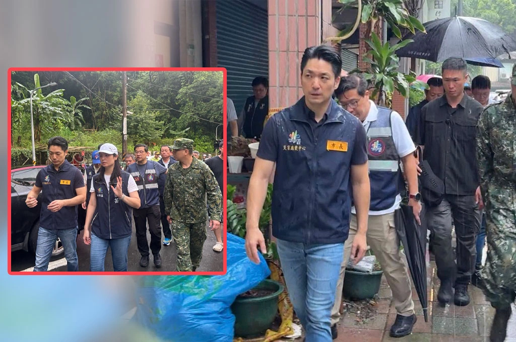 內湖99毫米雨量炸出市政漏洞 蔣萬安遭轟「擺拍時水早就退了」