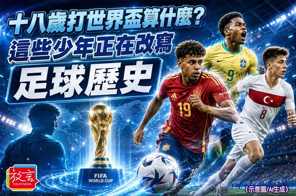 《放. 新聞／世足賽》十八歲打世界盃算什麼？這些少年正在改寫足球歷史