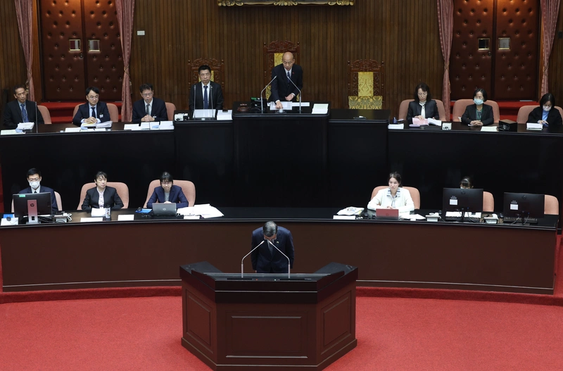 立院總質詢落幕　卓榮泰議場發表談話（2）