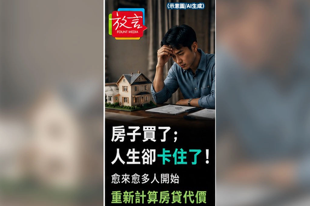 房子買了，人生卻卡住了！愈來愈多人開始重新計算房貸代價