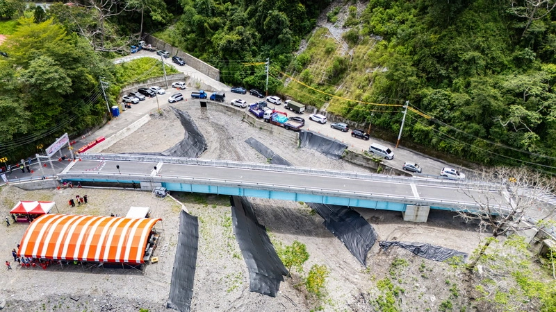 南投仁愛鄉新建伊娜谷橋通車　提升投83線原鄉交通