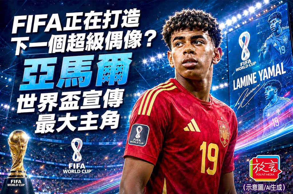 《放. 新聞／世足賽》FIFA正在打造下一個超級偶像？亞馬爾成世界盃宣傳最大主角