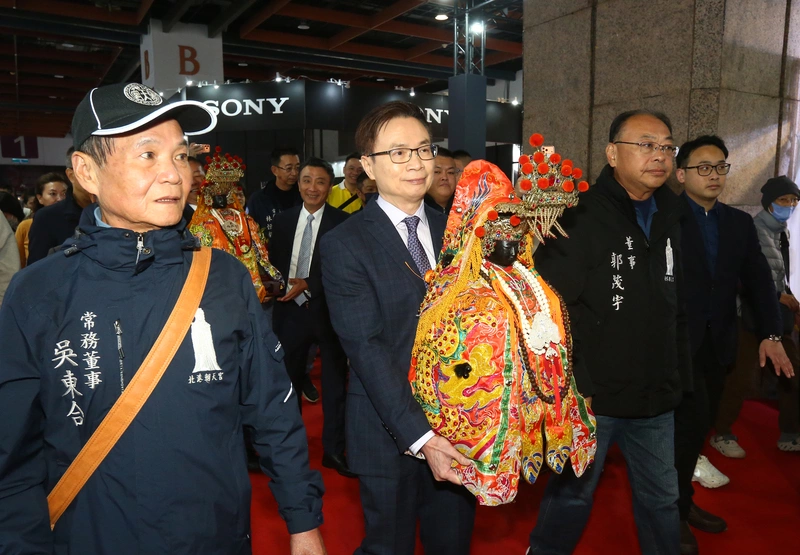 貿協世貿年貨大展　北港朝天宮媽祖駐駕