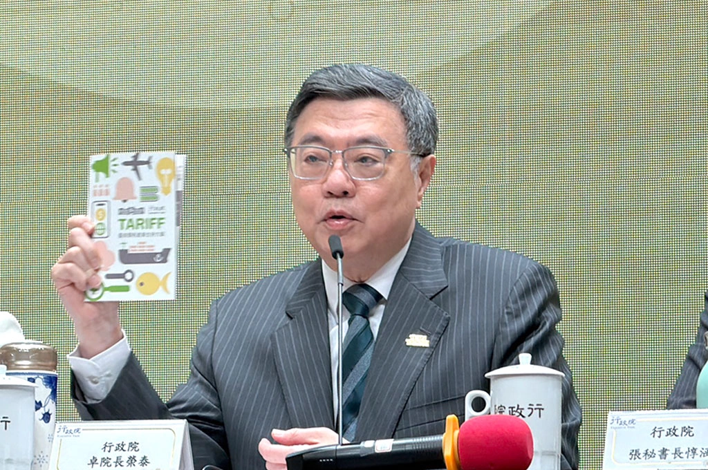 台美關稅國會審議恐卡關？卓榮泰：期待國會在「正確資訊」下與政院對等談論、真誠合作