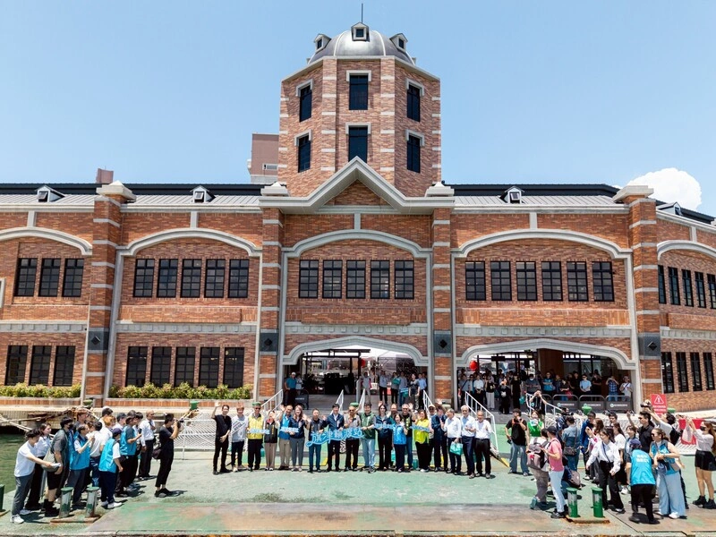 旗津輪渡站全新亮相　打造高雄海洋城市新地標