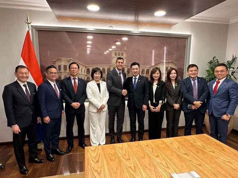 江啟臣拜會巴拉圭總統