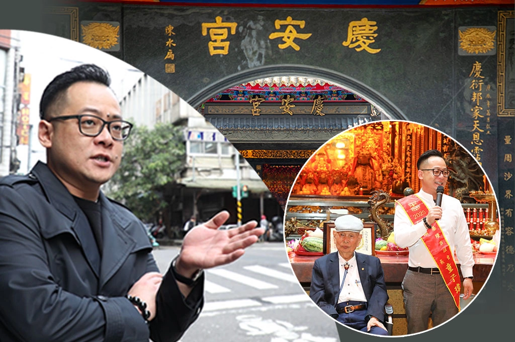 《放.專訪/獨家》「慶安宮囡仔」突破謝國樑連任路？「廟三代」童子瑋「藍綠通吃」是家學淵源...人生哲學從球場來：我沒在怕輸