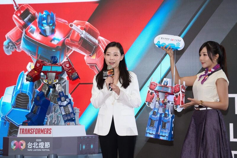 台北燈節變形金剛小提燈3/1起發放