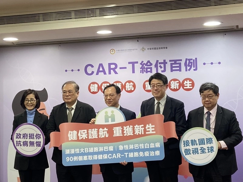 新一代CAR-T治療有望今年納健保 提早至二線治療