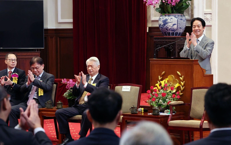 接見金質獎與玉山獎得主　賴總統致詞（2）