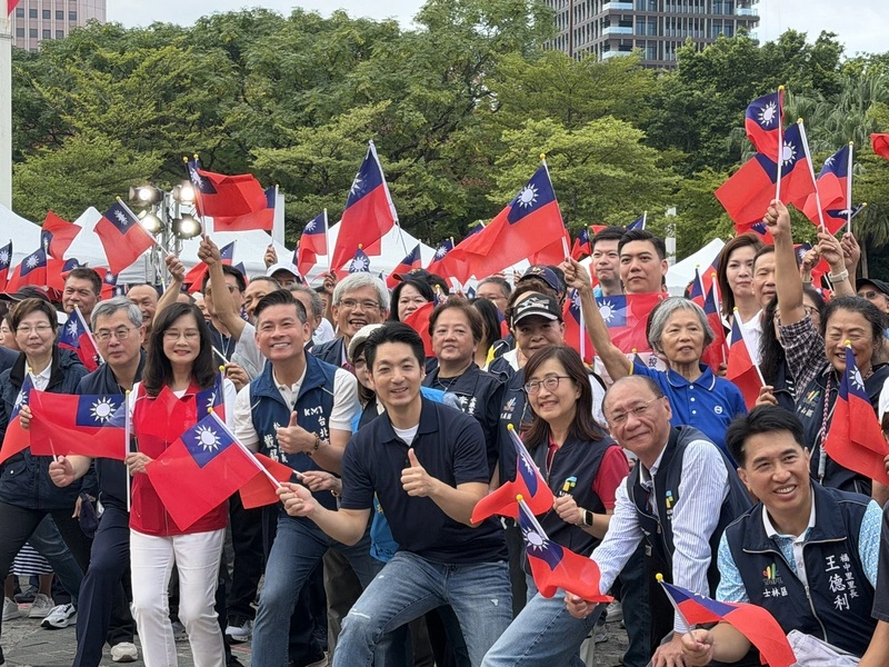 北市國慶升旗典禮　蔣萬安邀民眾感受台北魅力