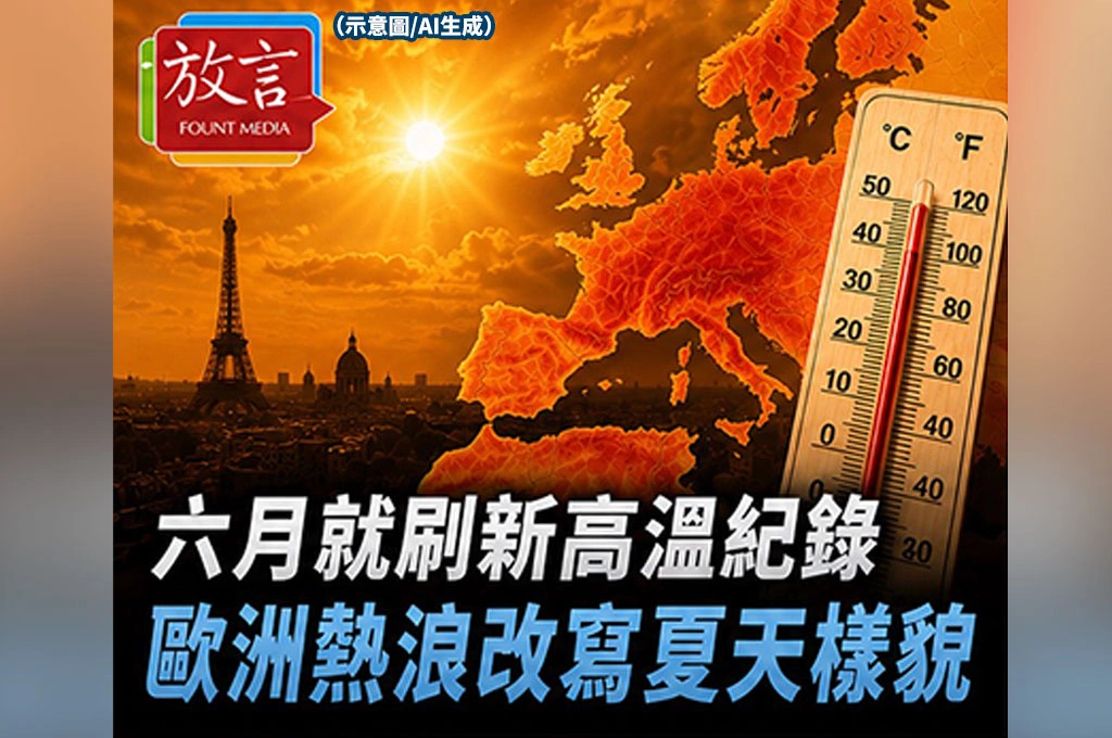 《放．新聞/氣候變遷》六月就刷新高溫紀錄　歐洲熱浪改寫夏天樣貌