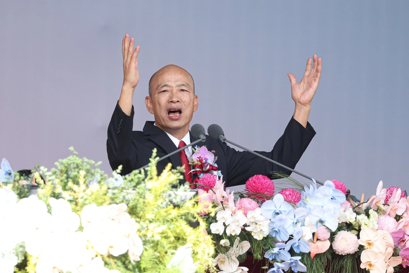 出席國慶大會　韓國瑜三願：台灣安全、人民有錢、民主萬歲
