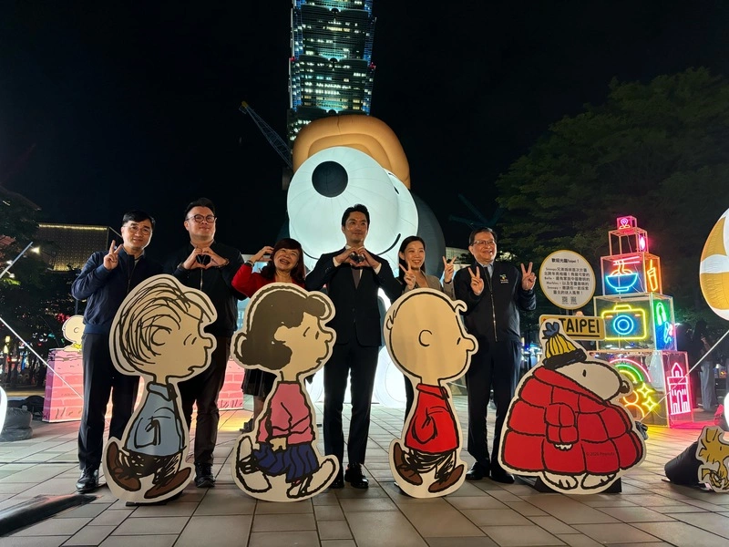 北市冬季3大活動開跑　史努比伴民眾迎新年