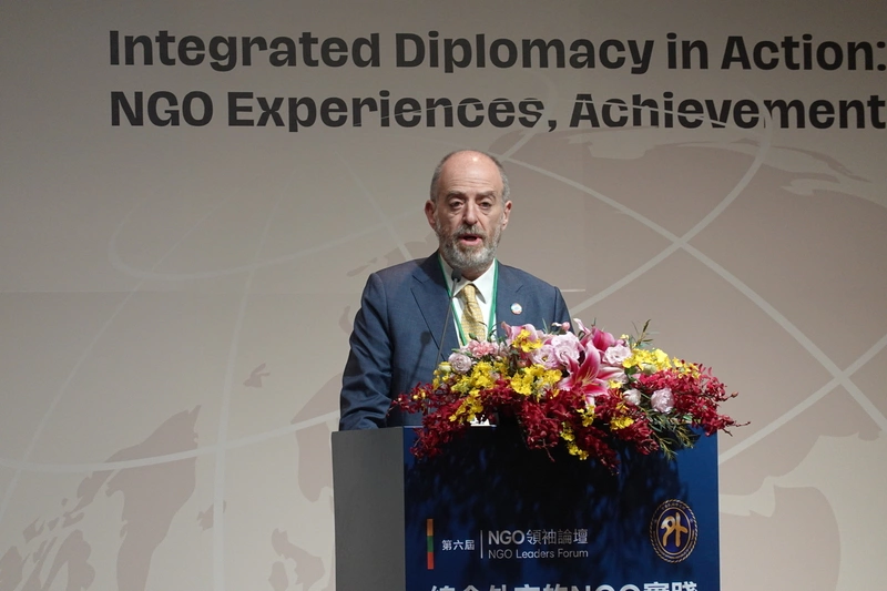 WeWorld主席基耶薩出席NGO領袖論壇