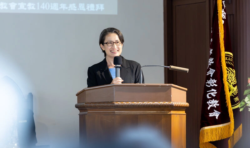 副總統出席彰化教會感恩禮拜　盼讓台灣的光照向世界