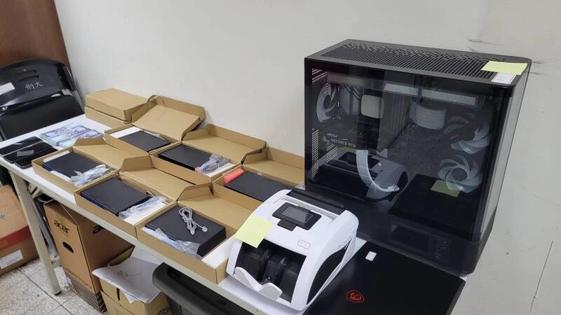 中市警查獲非法話務系統犯罪組織