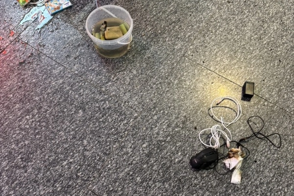 桃機旅客行動電源自燃起火