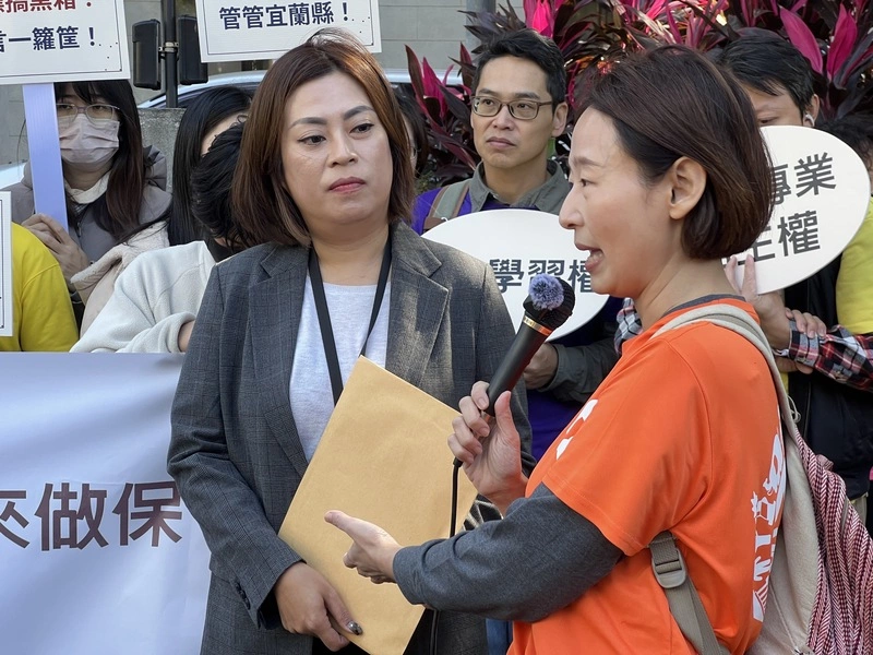 宜蘭人文國中小師生教育部陳情 爭取實驗教育空間