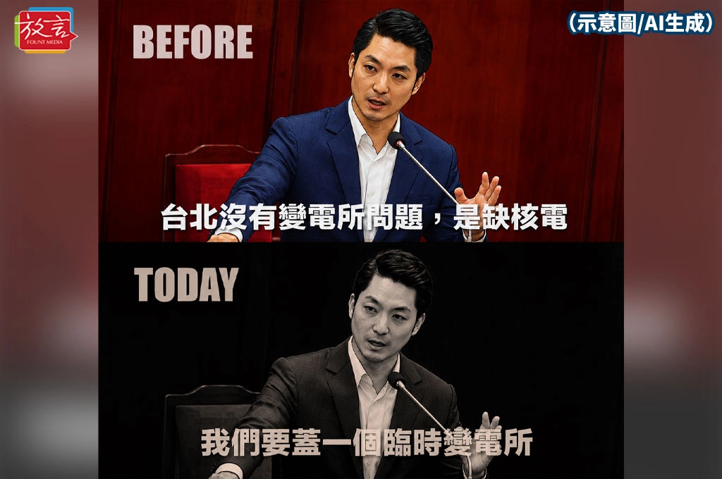 昔喊「台北不缺變電所、是缺核電」！今天被逼回答北士科要蓋臨時變電所？蔣萬安遭酸：終於面對現實了