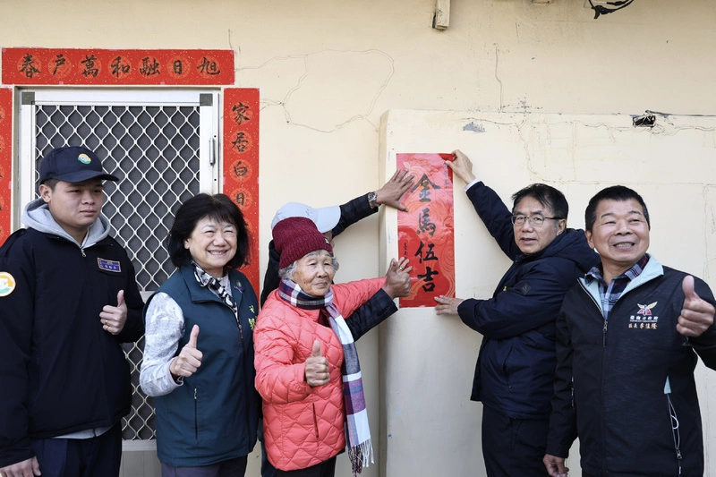 寒流報到　台南加強丹娜絲風災復原區長者關懷