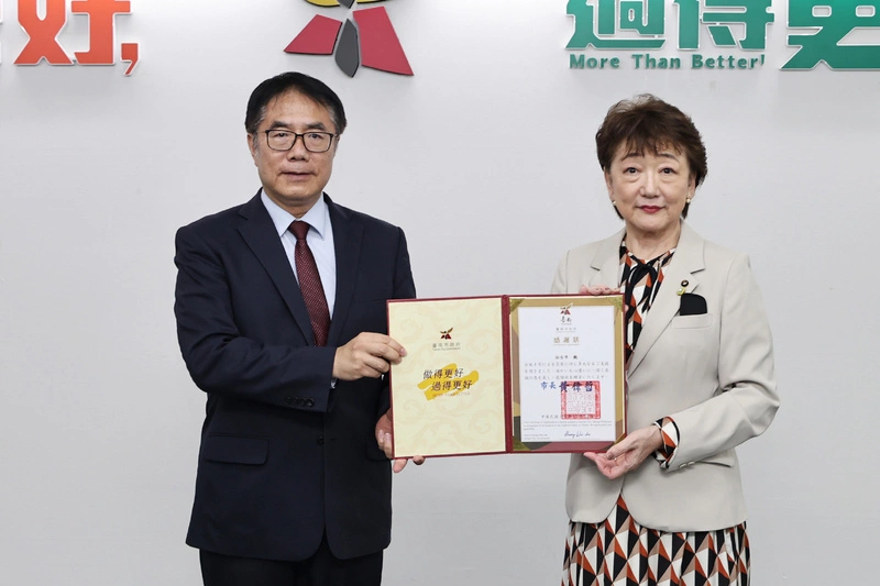 日本仙台市長訪台南拜會黃偉哲