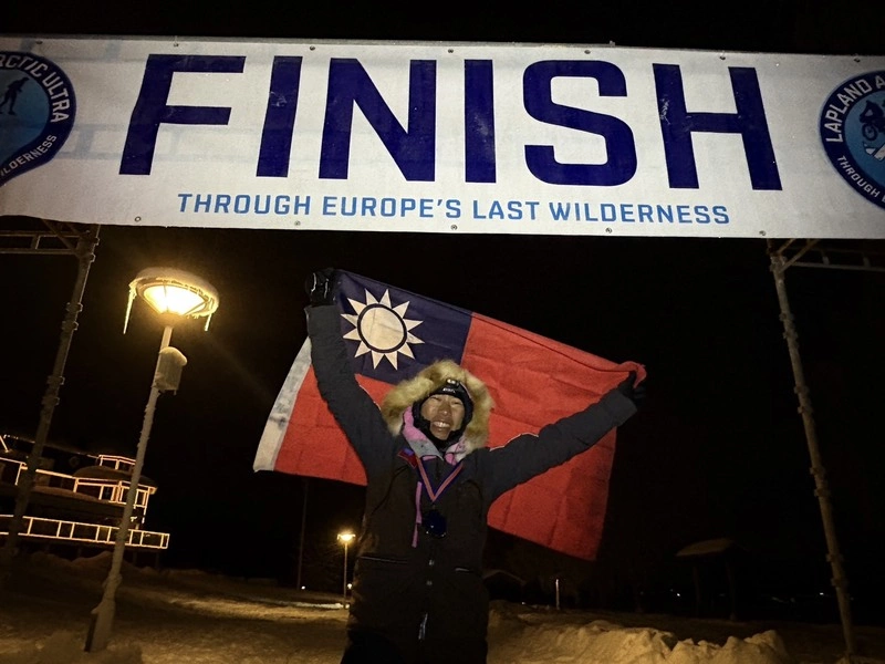 陳彥博極地橫越賽亞軍　台灣國旗再次飄揚瑞典北極圈
