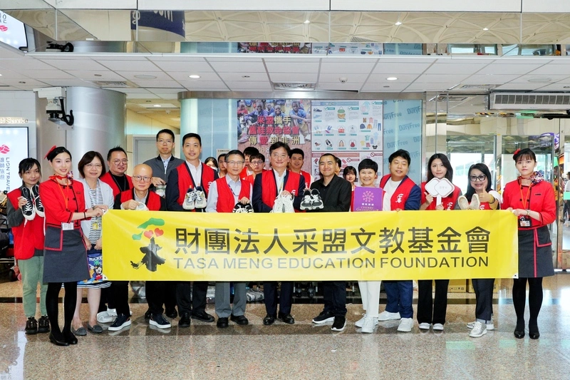 采盟攜舊鞋救命協會桃機募物資　盼破萬件送非洲
