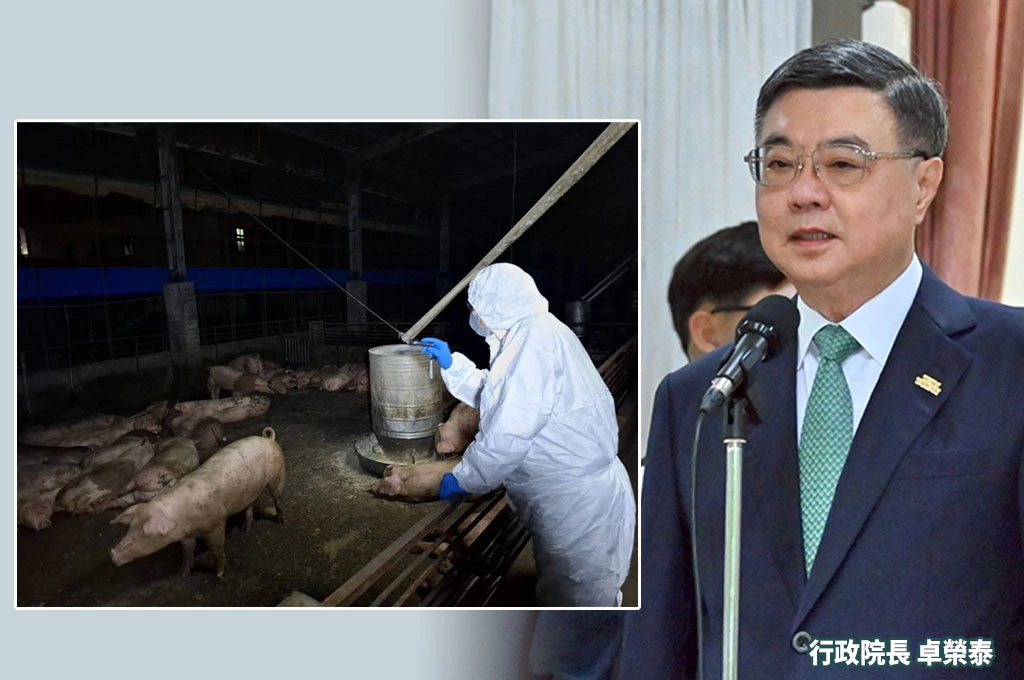 共同敵人只有病毒！卓榮泰宣佈再次對非洲豬瘟疫調：廚餘去化場徹底改進「不容二次傷害」