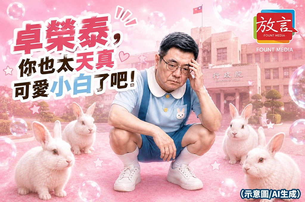 美國失望的不只藍白！周玉蔻轟卓榮泰「太天真可愛小白」：真正會打仗的是AIT、美國參眾議員和蔡其昌